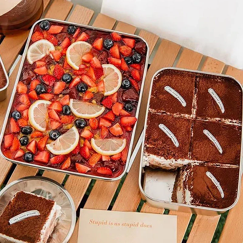 Non Stick Baking Pan Food Storage Box with Cover