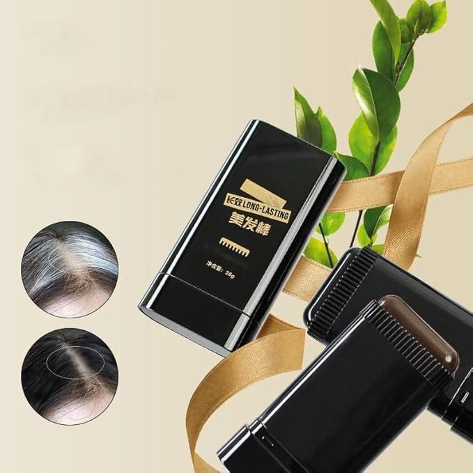 Instant Hair Colour Stick With Built-in Comb - Black