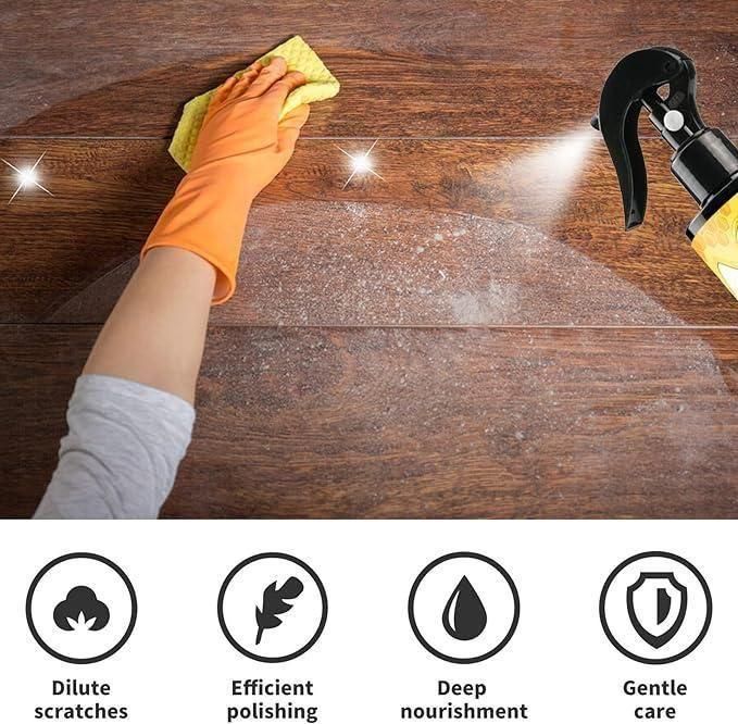 Natural Micro-Molecularized Beeswax Spray, Furniture Polish and Cleaner - BUY 1 GET 1 FREE