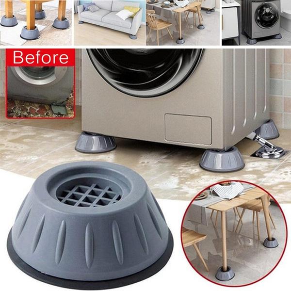 Anti-vibration Pads For Washing Machine, Refrigerator, Furnitures - Pack of 4 Pcs