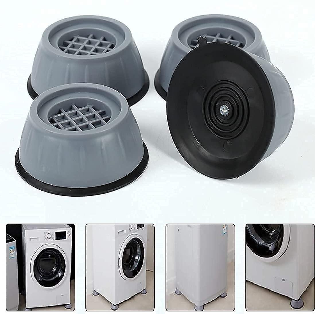Anti-vibration Pads For Washing Machine, Refrigerator, Furnitures - Pack of 4 Pcs