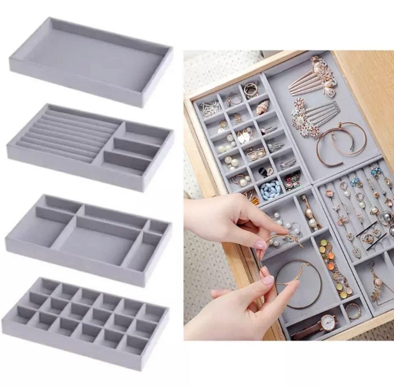 Jewellery Tray 4 Pcs Set