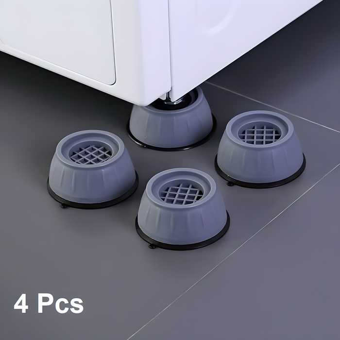 Anti-vibration Pads For Washing Machine, Refrigerator, Furnitures - Pack of 4 Pcs
