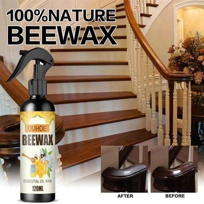 Natural Micro-Molecularized Beeswax Spray, Furniture Polish and Cleaner - BUY 1 GET 1 FREE