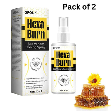 HexaBurn Bee Venom Toning Spray 30ML (PAck of 2)