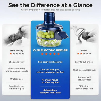 Multi-Purpose Fruit and Vegetable Electric Peeler